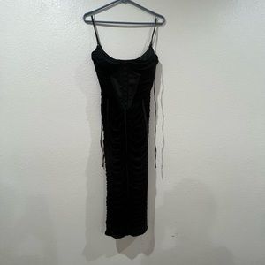 XS house of cb black midi corset dress